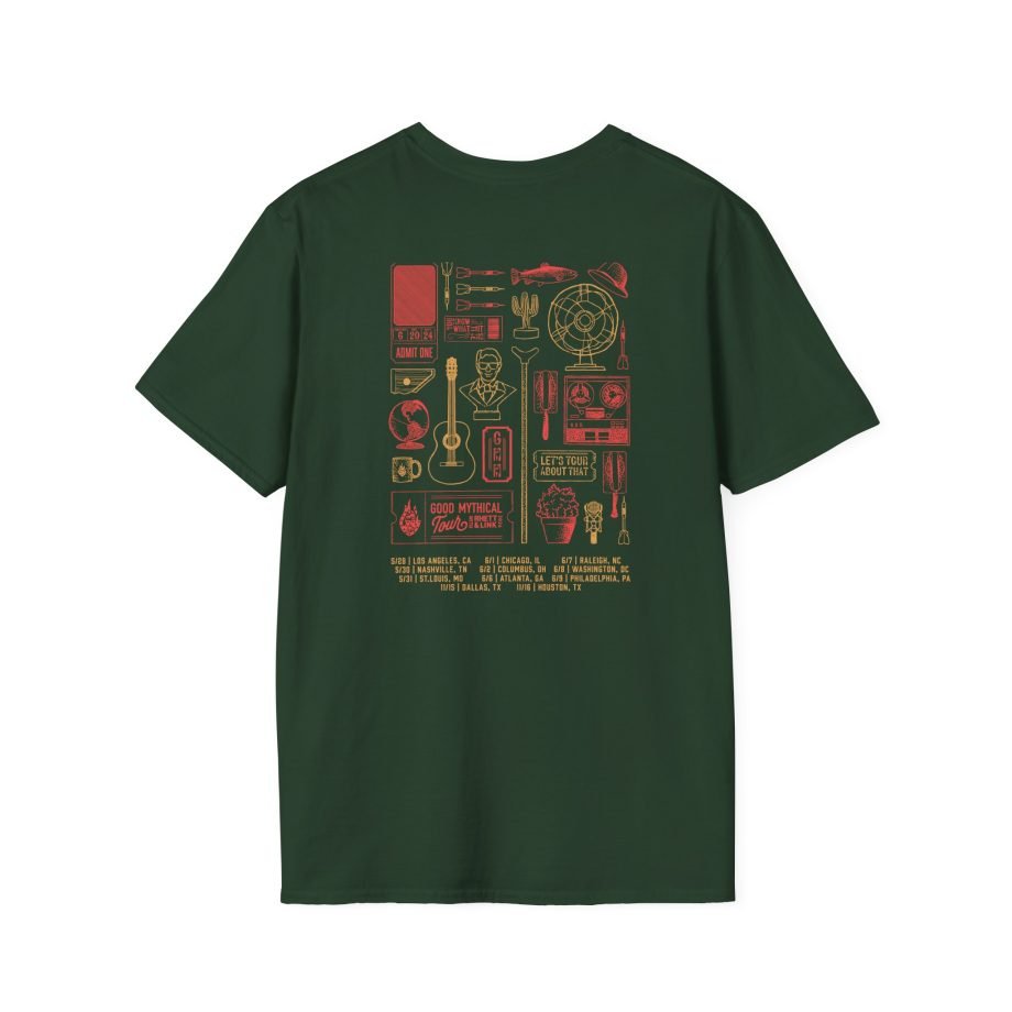 Good Mythical Morning Tour Collage unisex softstyle t-shirt