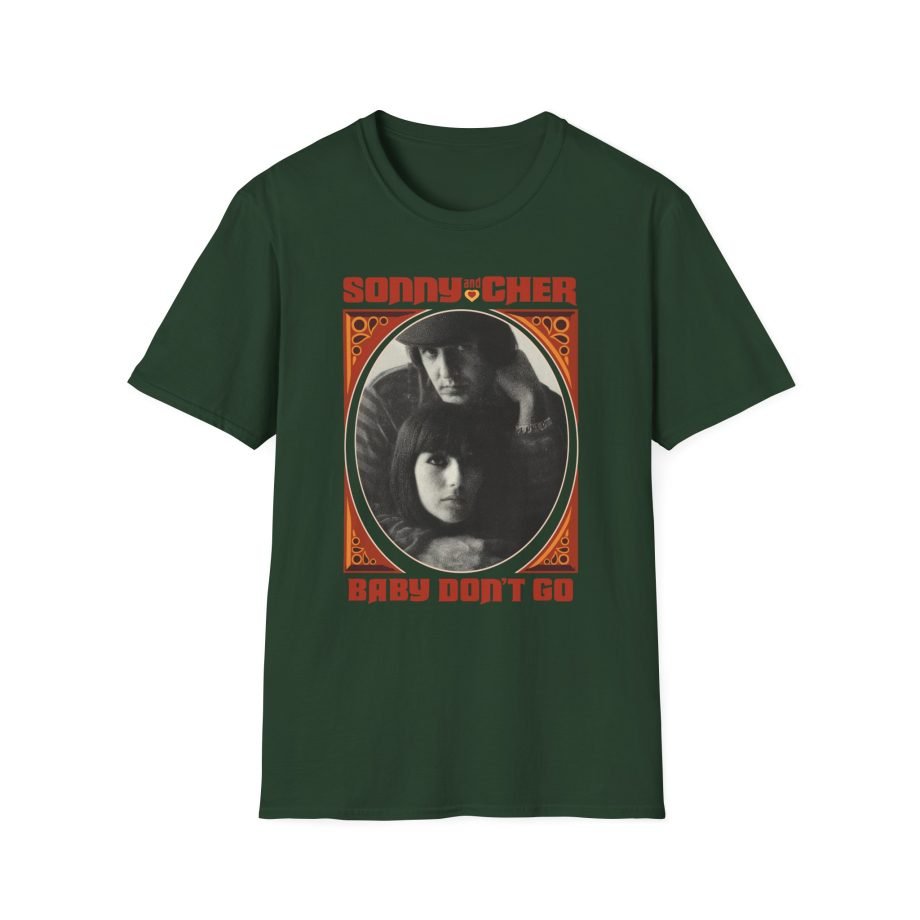 Sonny & Cher Baby Don't Go Unisex Softstyle T-Shirt