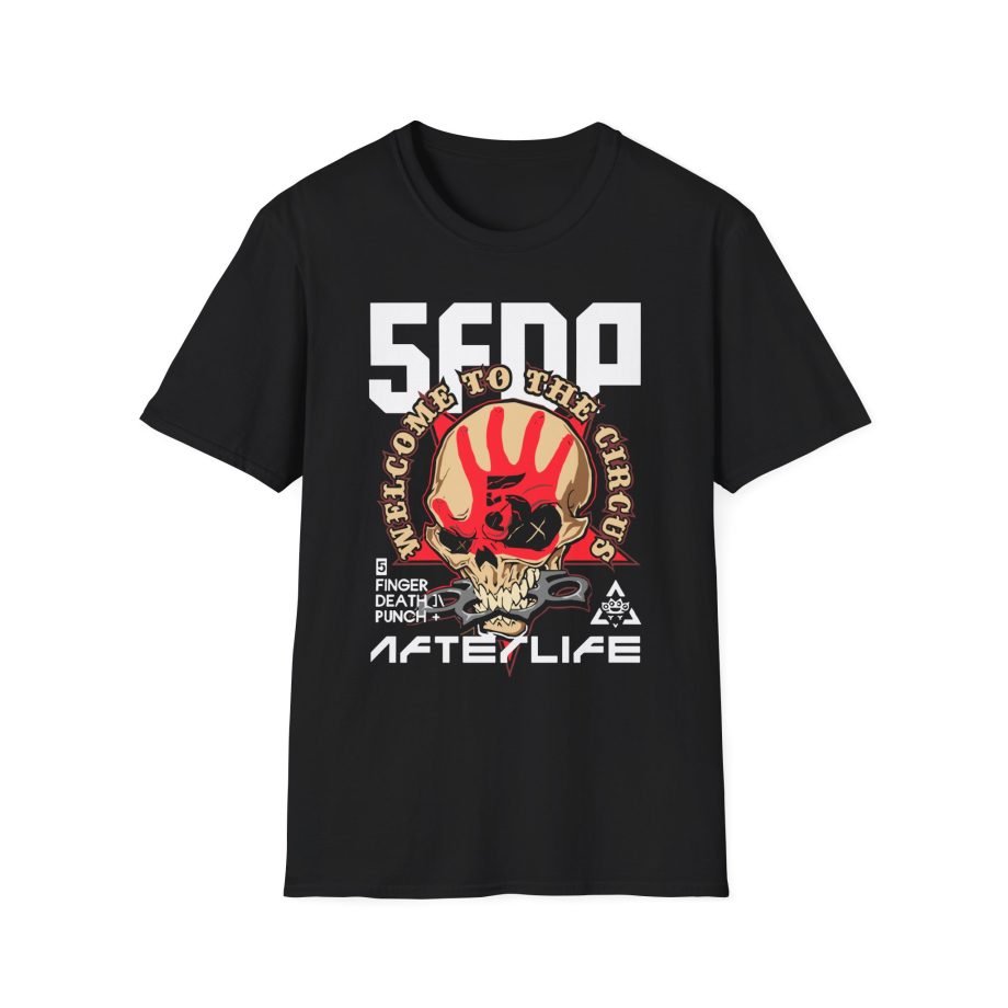 Five Finger Death Punch Welcome to the Circus Unisex Softstyle T-Shirt