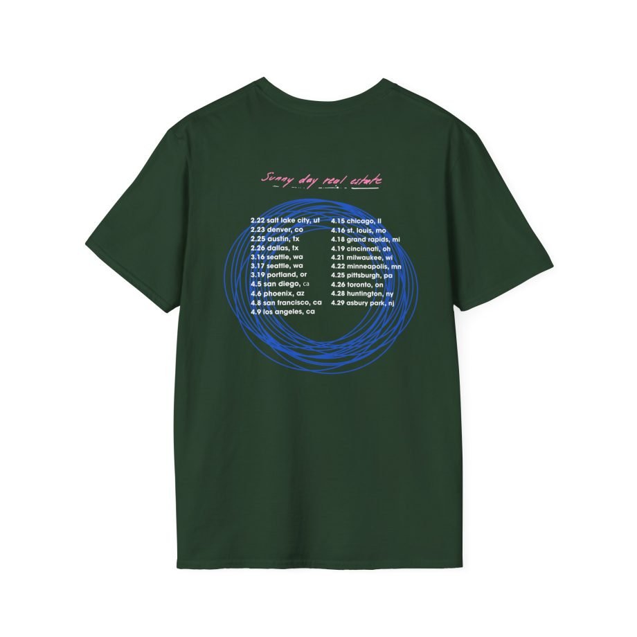 Sunny Day Real Estate 2023 Paper Planes Tour Unisex Softstyle T-Shirt