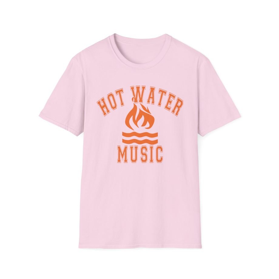 Hot Water Music College Flame Unisex Softstyle T-Shirt