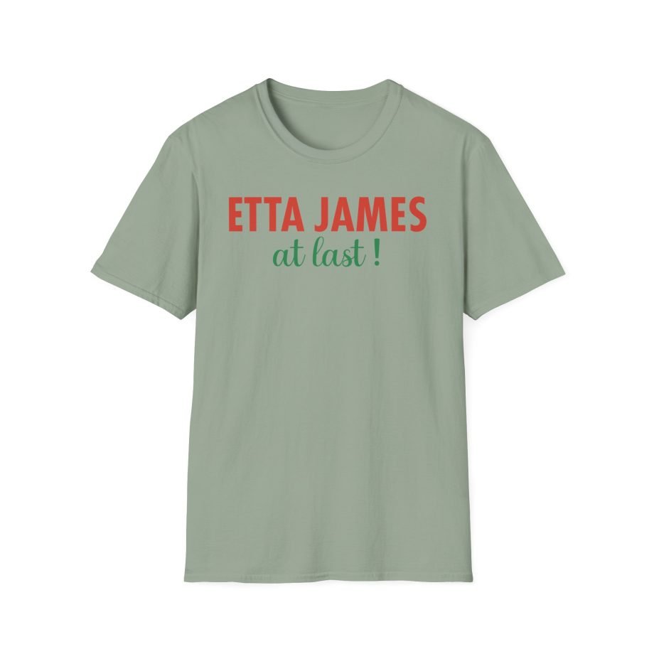 Etta James at Last Unisex Softstyle T-Shirt
