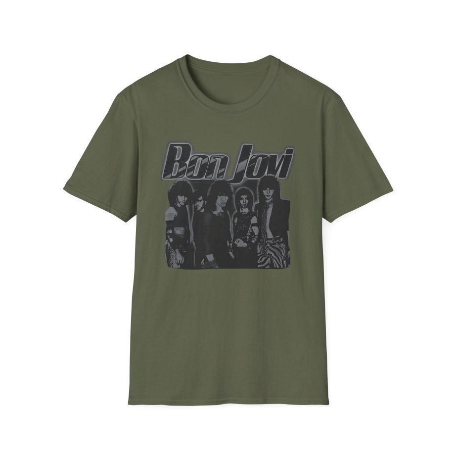 Bon Jovi Outline Unisex Softstyle T-Shirt