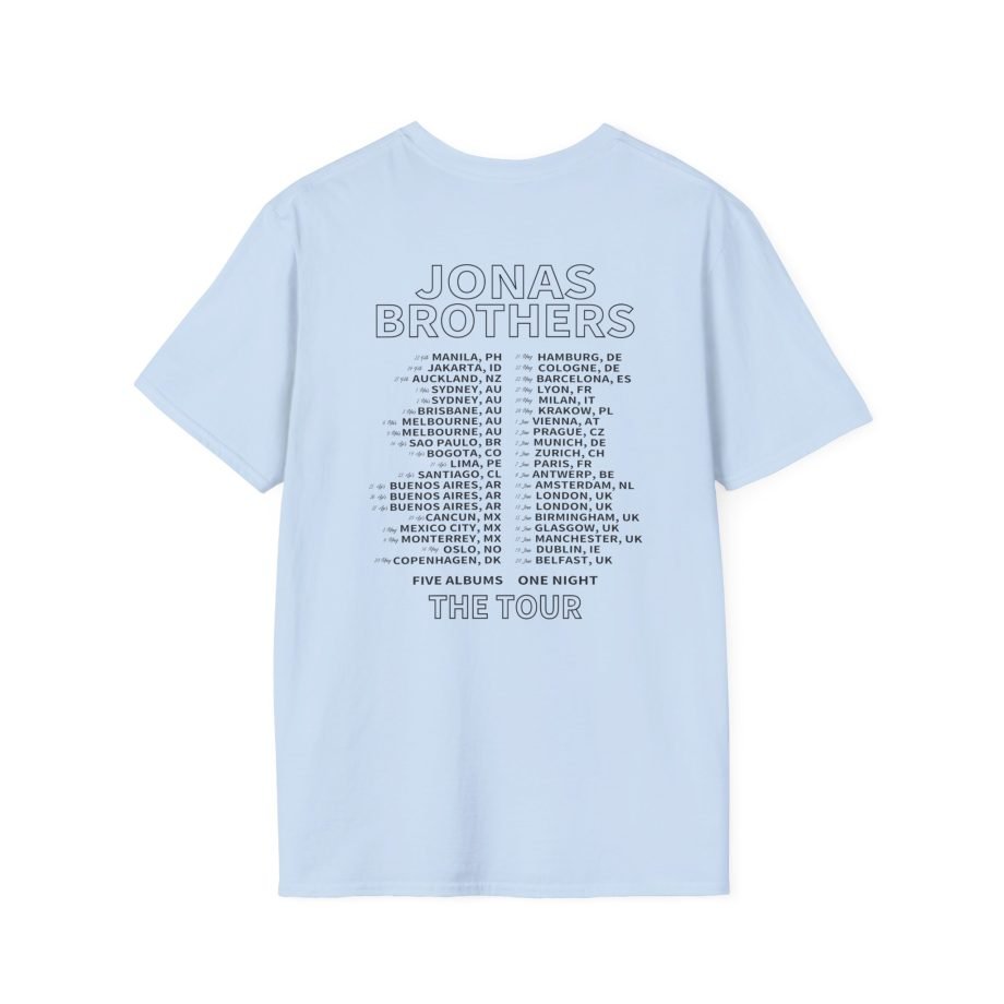 Jonas Brothers 5 Albums Unisex Softstyle T-Shirt