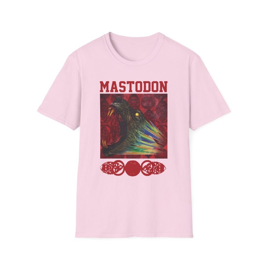 Mastodon Rainbow Lion Unisex Softstyle T-Shirt