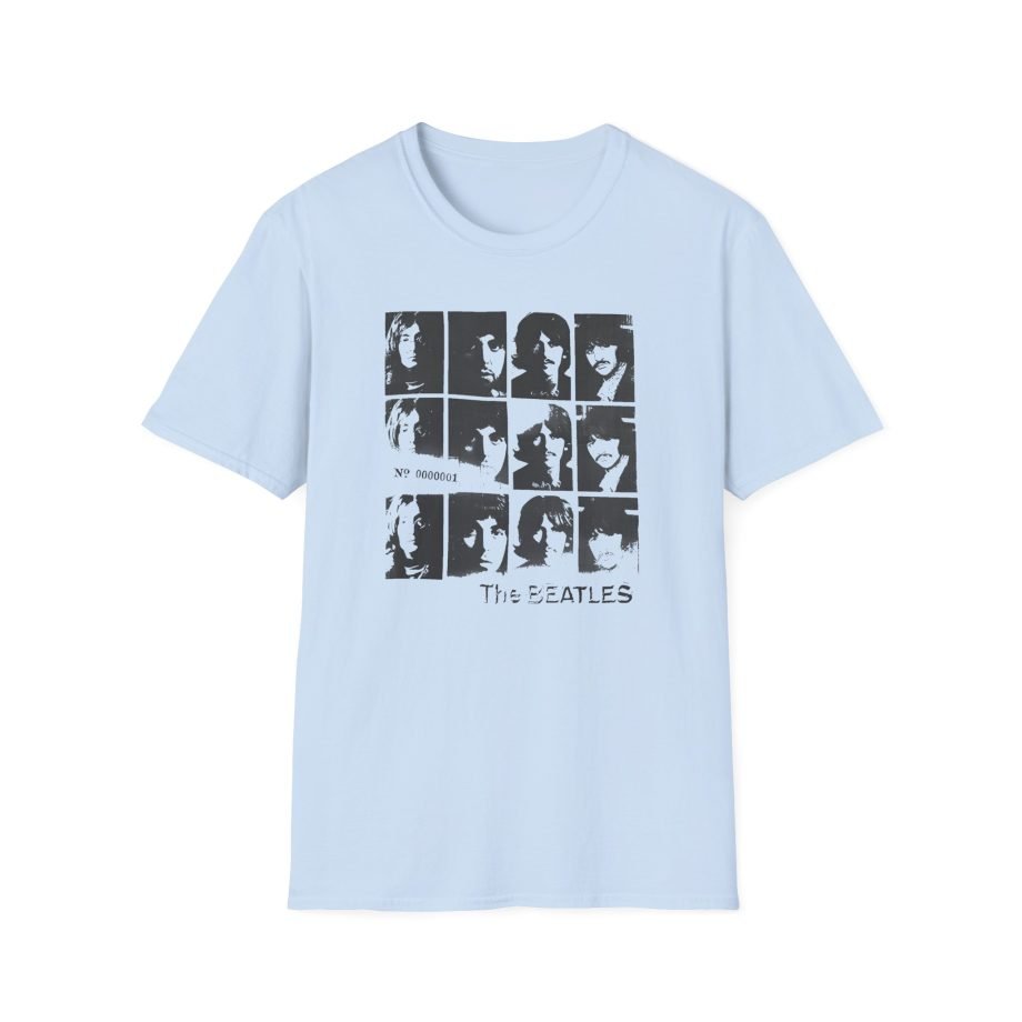 The Beatles Album Distressed Grid Unisex Softstyle T-Shirt
