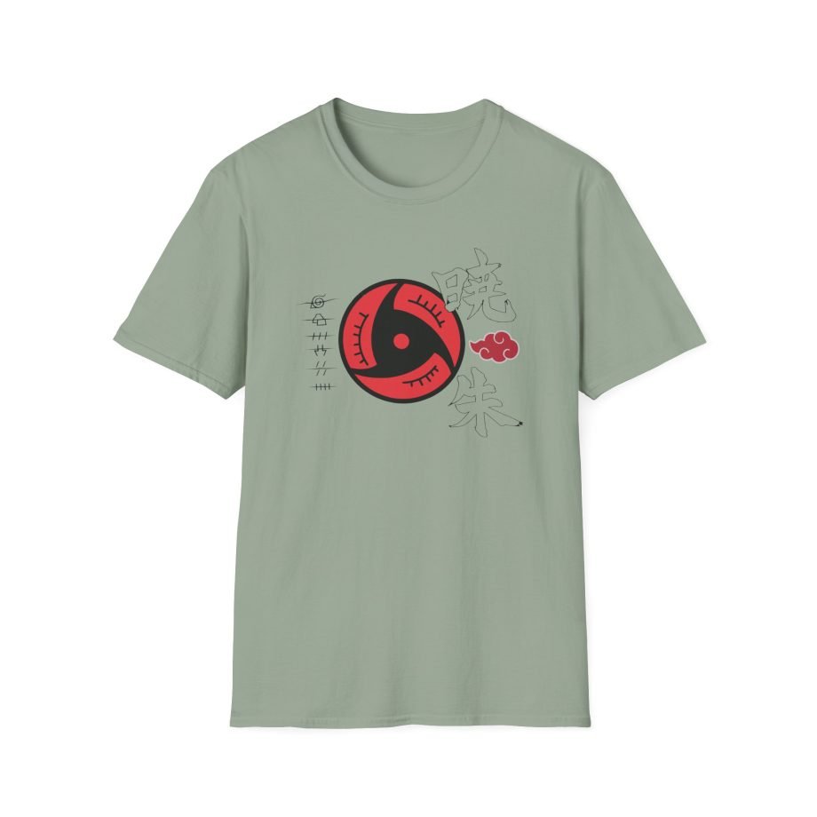 Naruto Akatsuki Symbols Unisex Softstyle T-Shirt