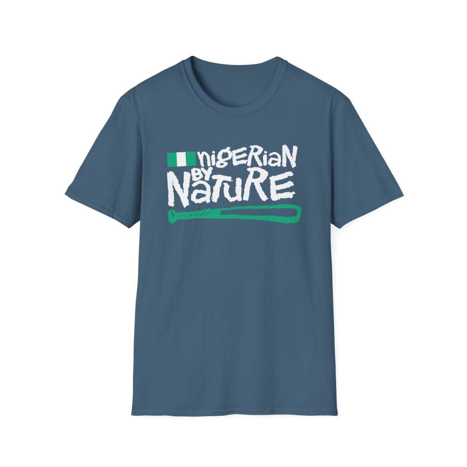 Naughty by Nature Nigerian by Nature Unisex Softstyle T-Shirt