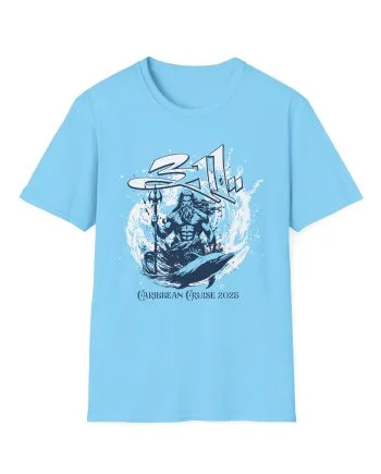 311 Caribbean Cruise 2025 Poseidon Unisex Softstyle T-Shirt