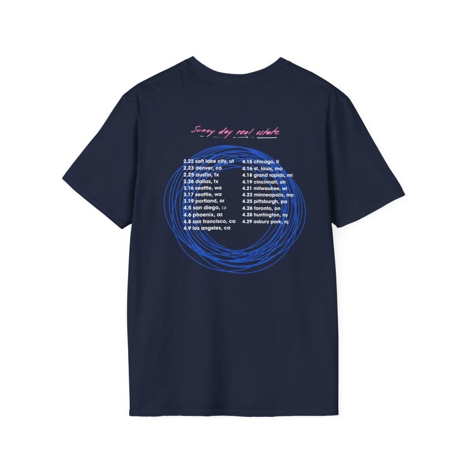 Sunny Day Real Estate 2023 Paper Planes Tour Unisex Softstyle T-Shirt