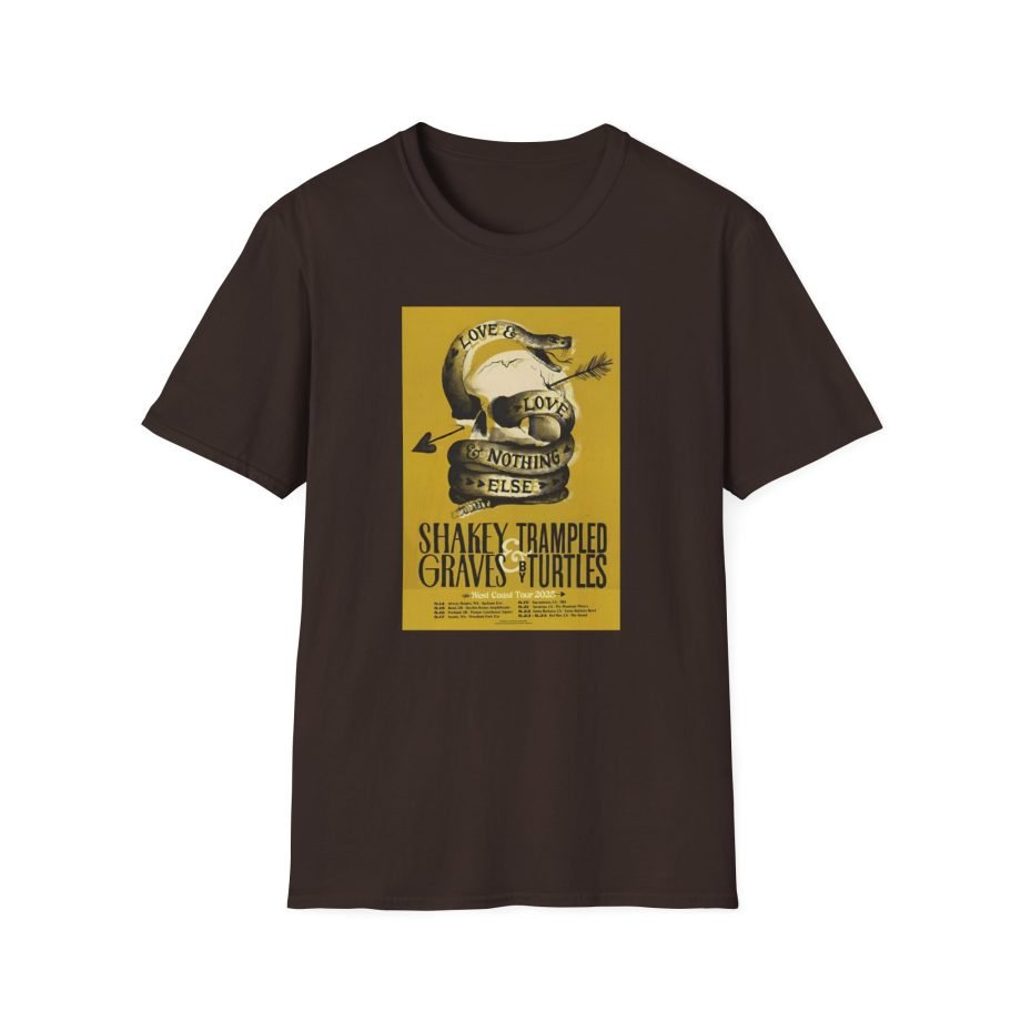 Shakey Graves West Coast Tour Unisex Softstyle T-Shirt