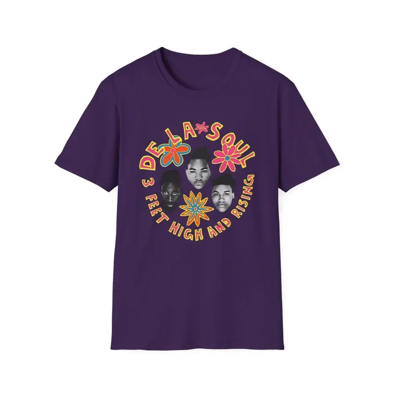 De La Soul 3 Feet High and Rising Unisex Softstyle T-Shirt