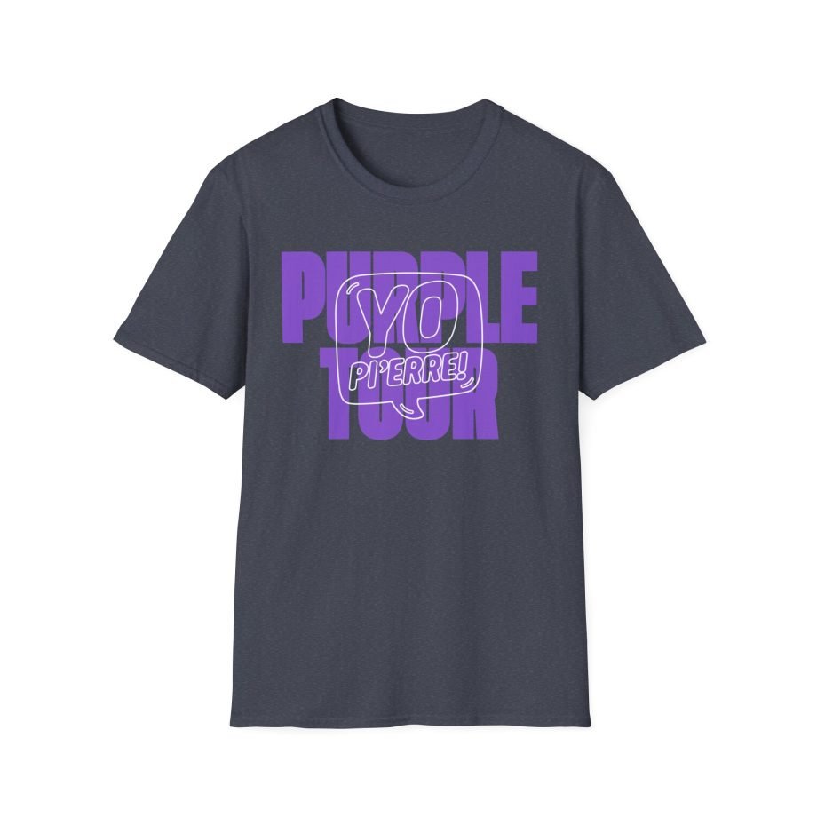 P B Purple Tour Unisex Softstyle T-Shirt