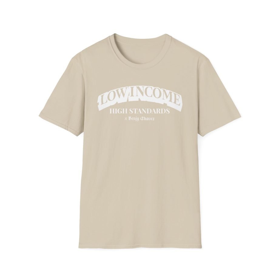 Benjy Chavez Low Income High Standards Unisex Softstyle T-Shirt