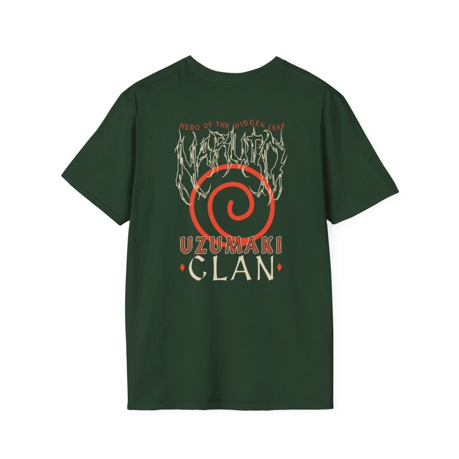 Naruto Uzumaki Clan Metal Unisex Softstyle T-Shirt