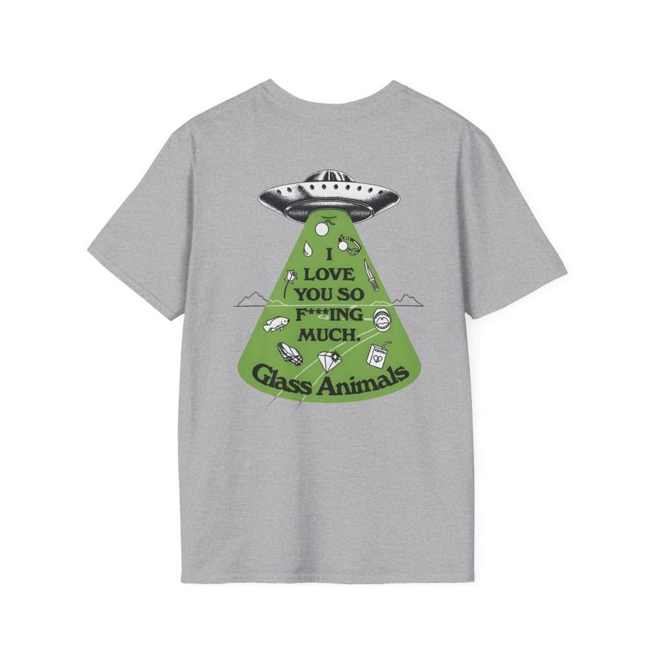 Glass Animals I Love You So F***ing Much Glow-In-The-Dark Unisex Softstyle T-Shirt