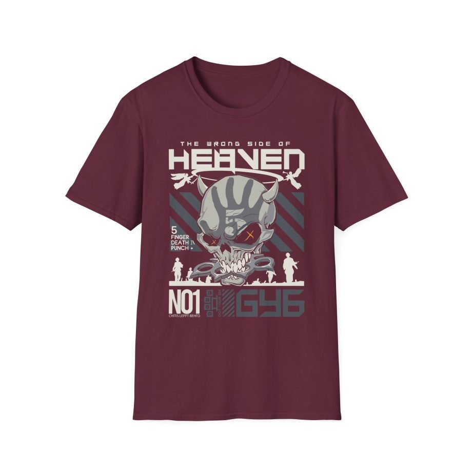 Five Finger Death Punch N01 Wrong Side of Heaven Anniversary Unisex Softstyle T-Shirt