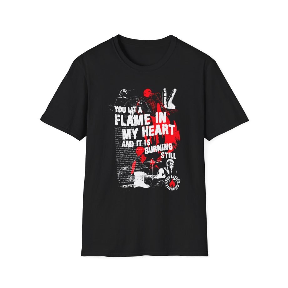 Stiff Little Fingers Strummerville Unisex Softstyle T-Shirt