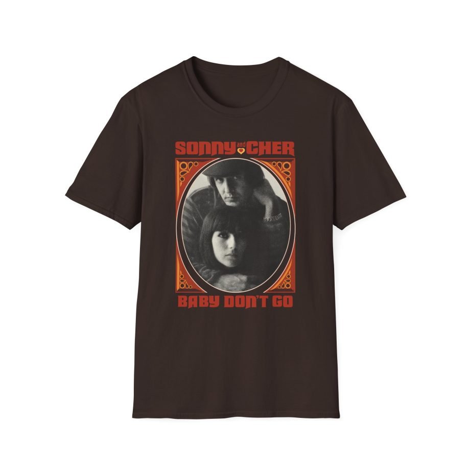 Sonny & Cher Baby Don't Go Unisex Softstyle T-Shirt