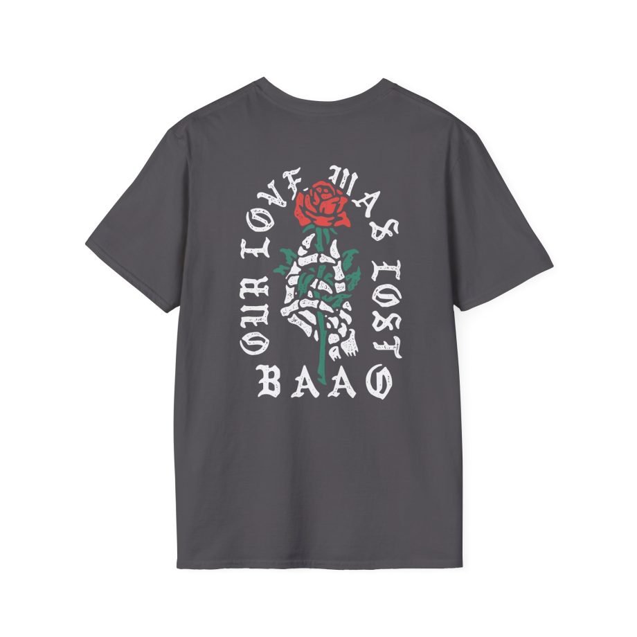 Being as an Ocean Skeleton Rose Unisex Softstyle T-Shirt