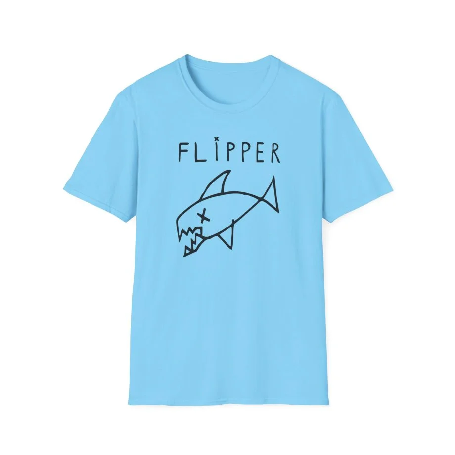 Flipper Long Fish Unisex Softstyle T-Shirt