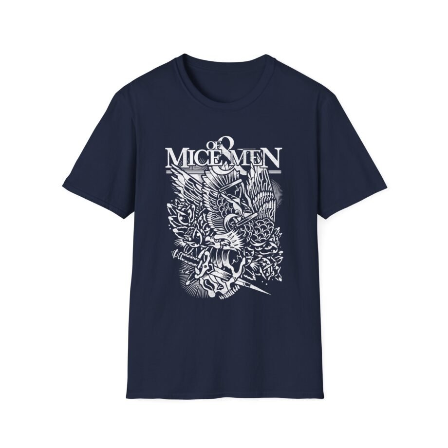 Of Mice and Men Throwback Eagle Unisex Softstyle T-Shirt