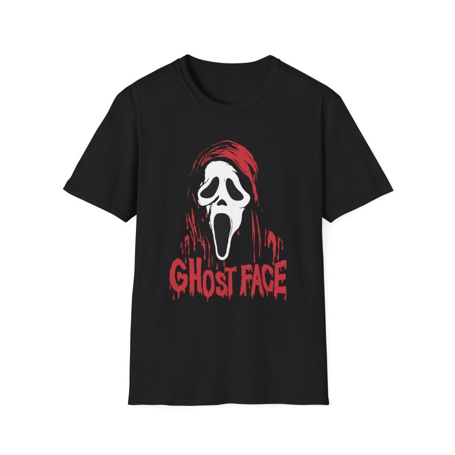 Ghostface Drippy Mask Unisex Softstyle T-Shirt
