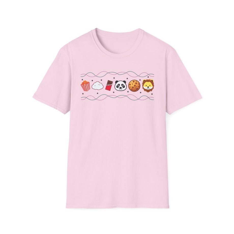 Harlow and Popcorn Emoji Unisex Softstyle T-Shirt