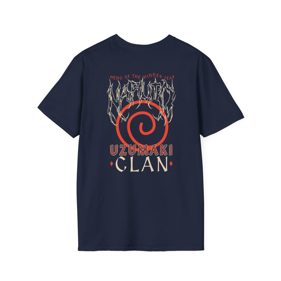 Naruto Uzumaki Clan Metal Unisex Softstyle T-Shirt