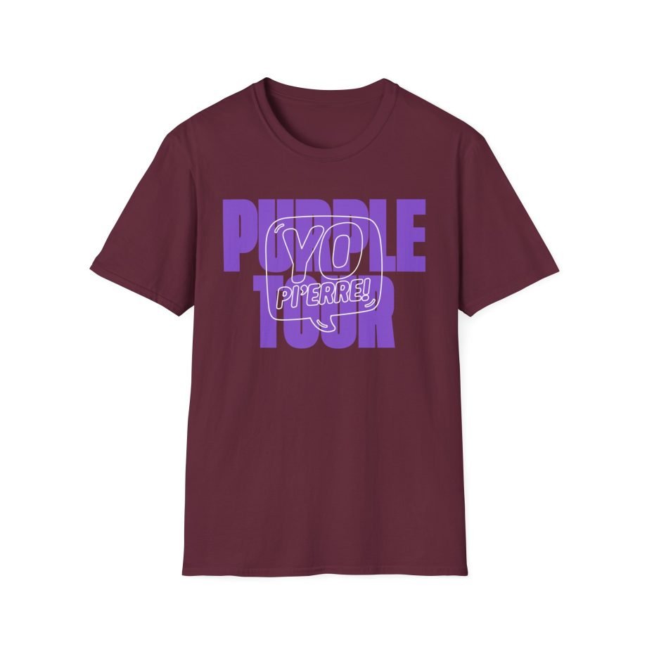 P B Purple Tour Unisex Softstyle T-Shirt