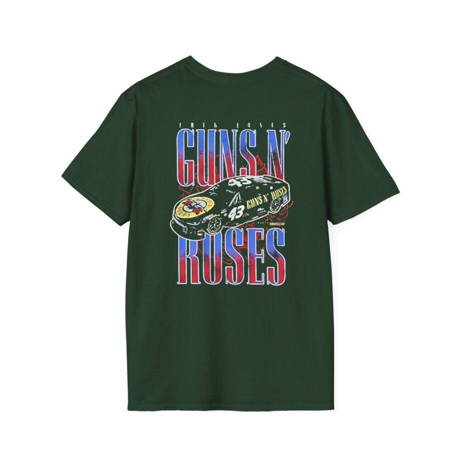 Guns N Roses x Legacy Motor Club Erik Jones #43 Unisex Softstyle T-Shirt