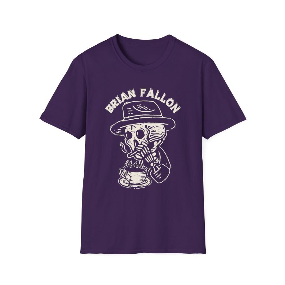 Brian Fallon Smoking Skeleton Unisex Softstyle T-Shirt