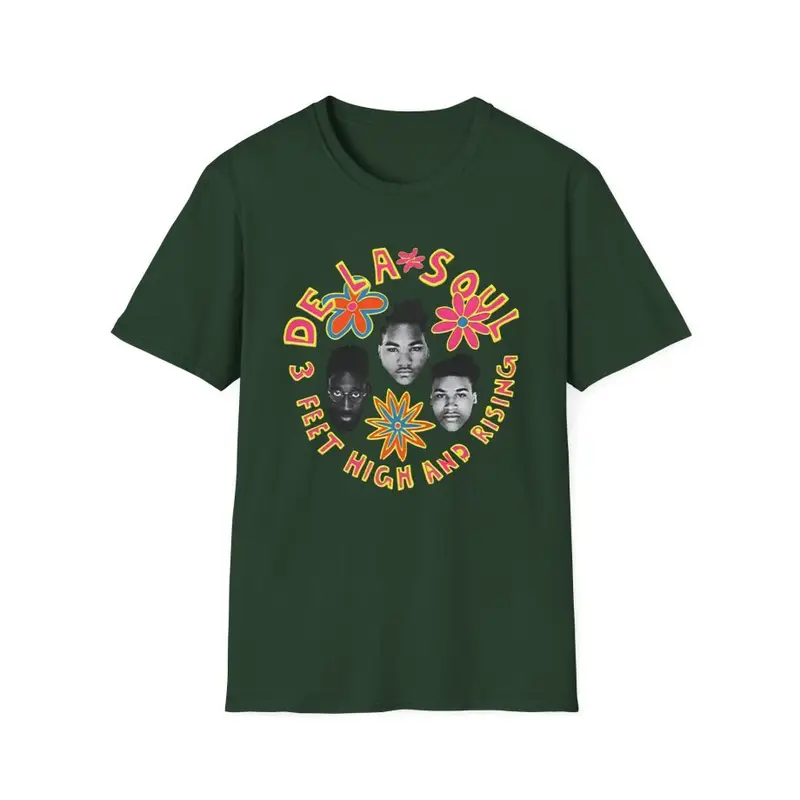 De La Soul 3 Feet High and Rising Unisex Softstyle T-Shirt