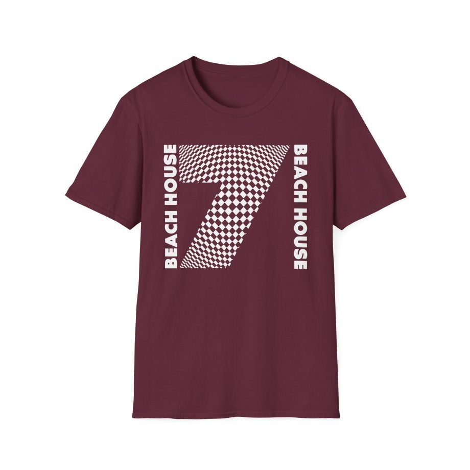 Beach House 7 Op Art Unisex Softstyle T-Shirt