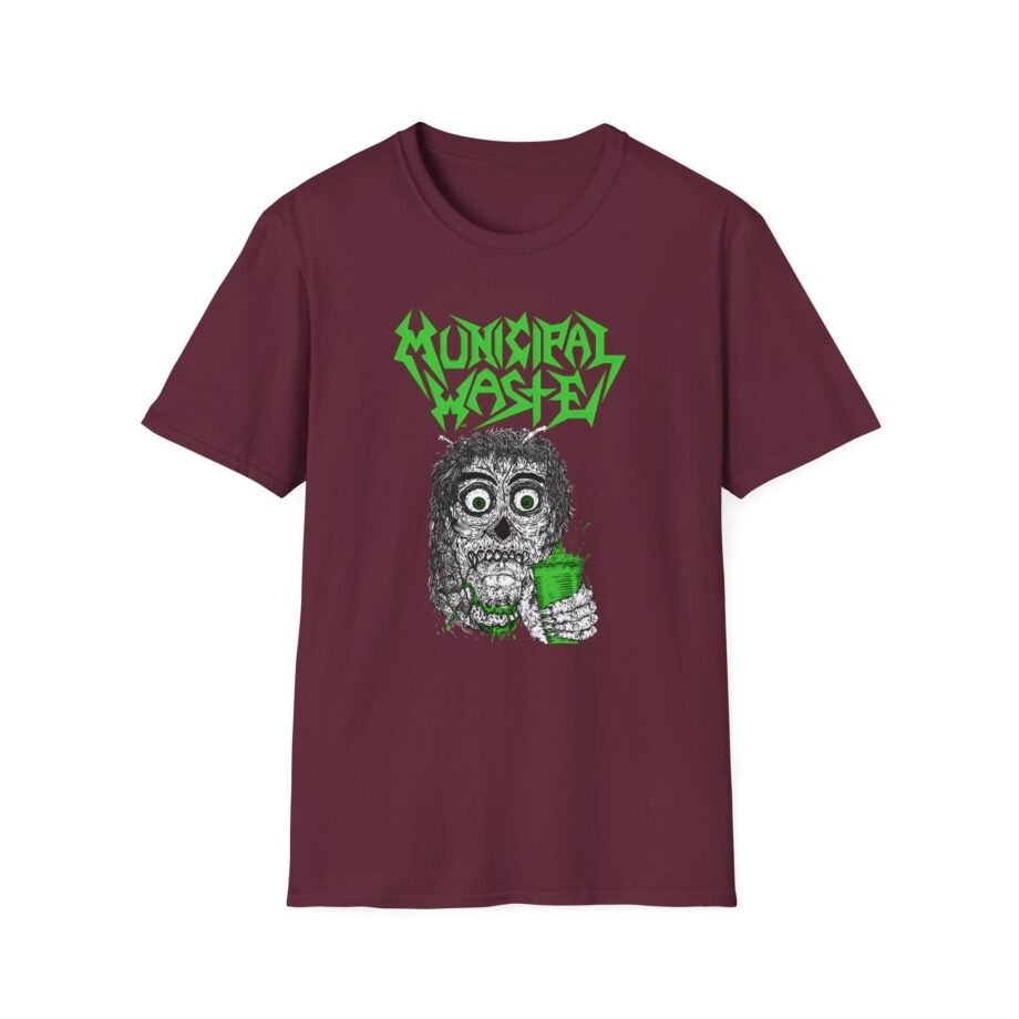 Municipal Waste Beer Zombie Unisex Softstyle T-Shirt