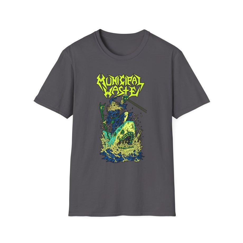 Municipal Waste Glow Shark Unisex Softstyle T-Shirt