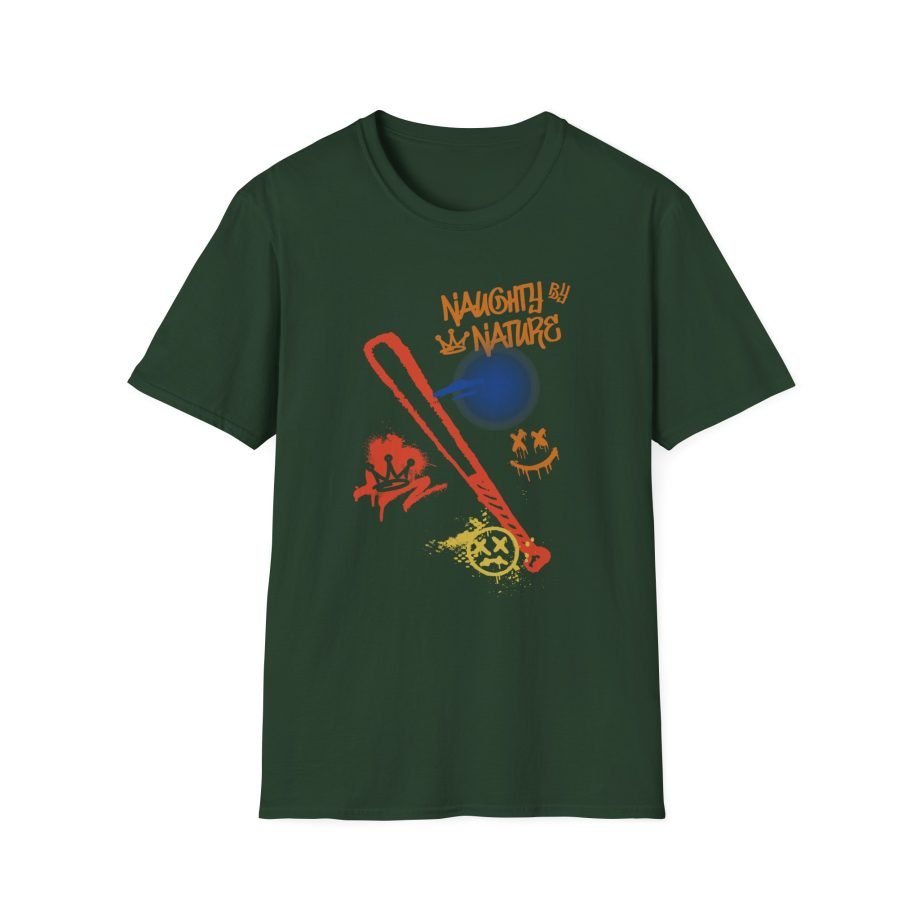 Naughty by Nature Graffiti Unisex Softstyle T-Shirt