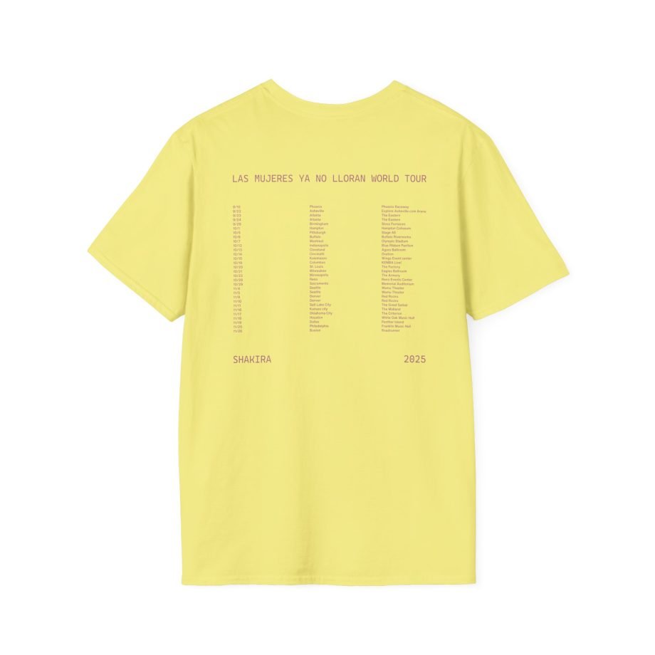 Shakira LMYNL World Tour Unisex Softstyle T-Shirt