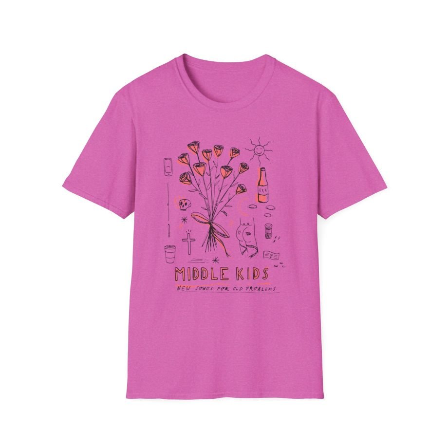 Middle Kids Pale Deconstructed Unisex Softstyle T-Shirt