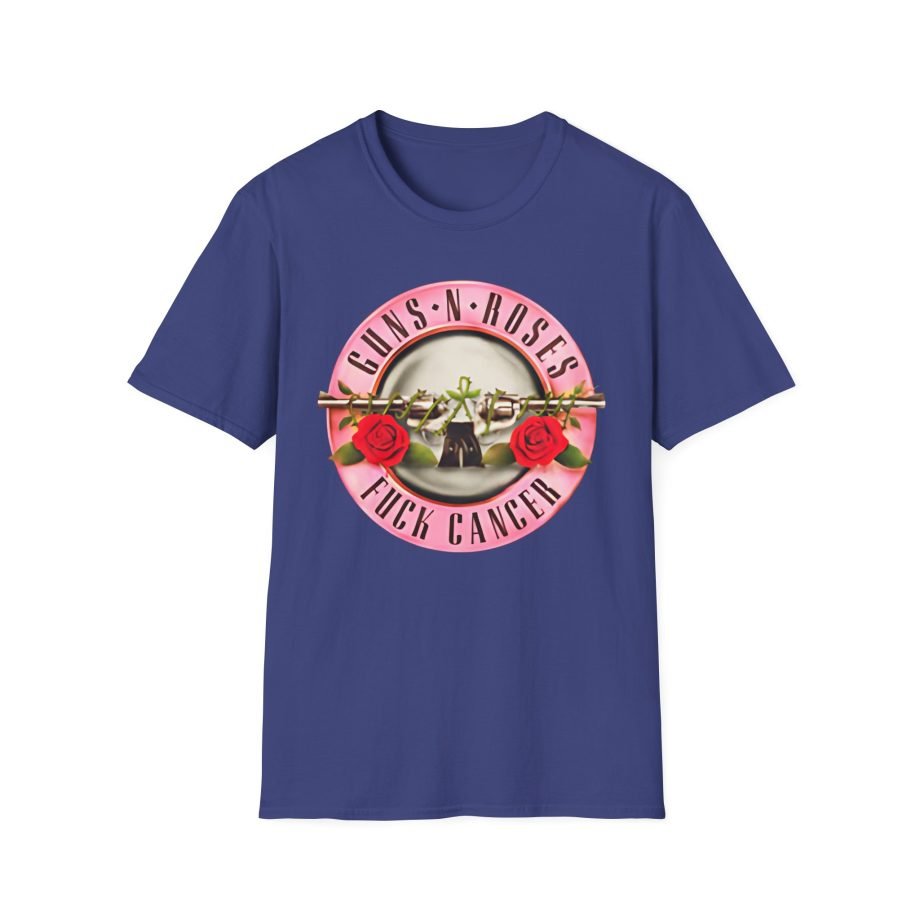 Guns N Roses Fuck Breast Cancer Unisex Softstyle T-Shirt
