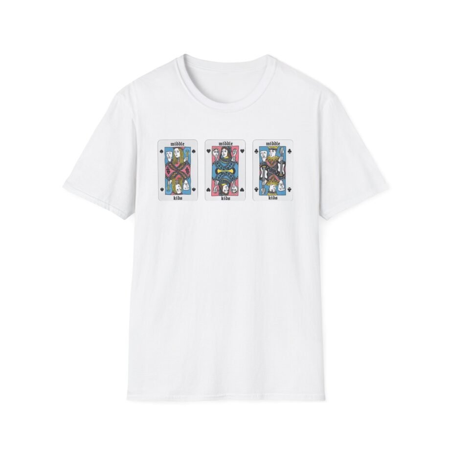 Middle Kids Playing Cards Unisex Softstyle T-Shirt