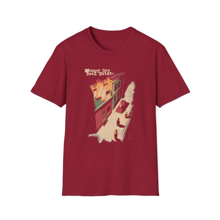 Sunny Day Real Estate Burning Building Unisex Softstyle T-Shirt