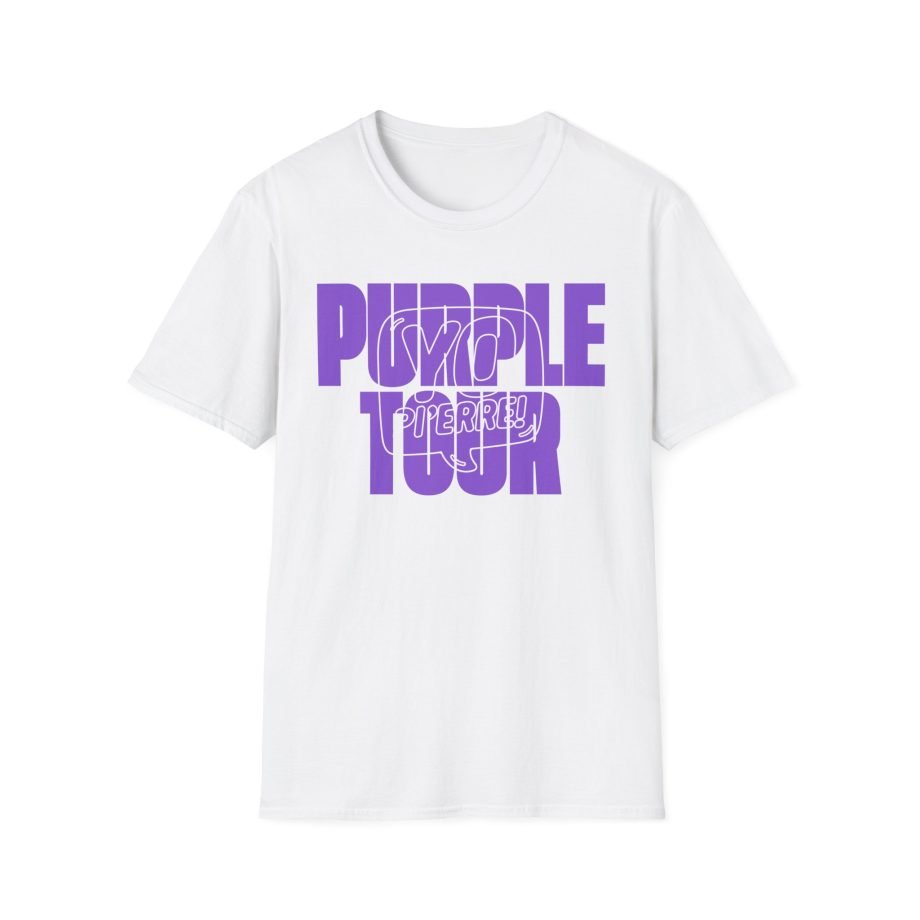 P B Purple Tour Unisex Softstyle T-Shirt