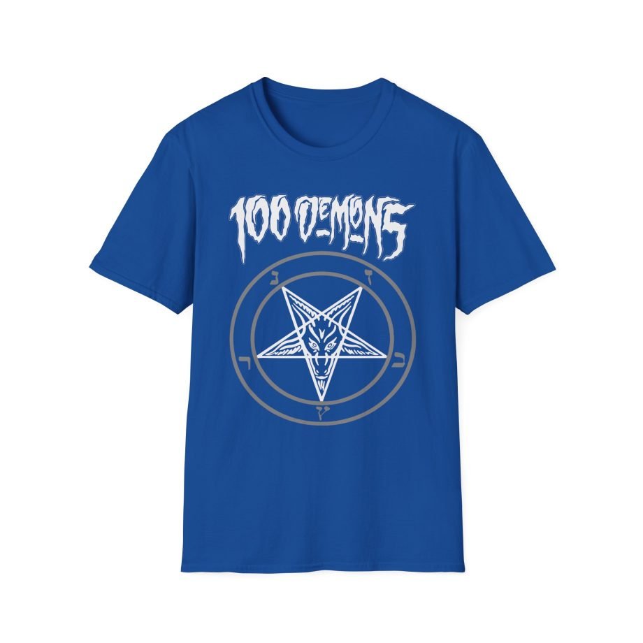 100 Demons Pentagram Unisex Softstyle T-Shirt