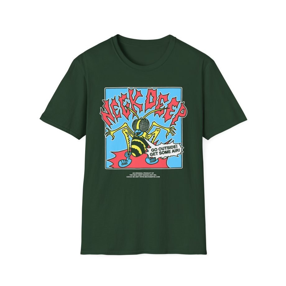 Neck Deep Go Outside Unisex Softstyle T-Shirt
