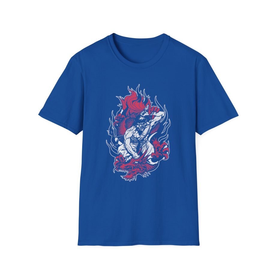 100 Demons Samurai Dragon Unisex Softstyle T-Shirt