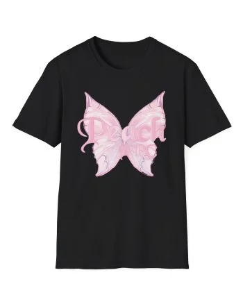 Peach Prc Butterfly Unisex Softstyle T-Shirt
