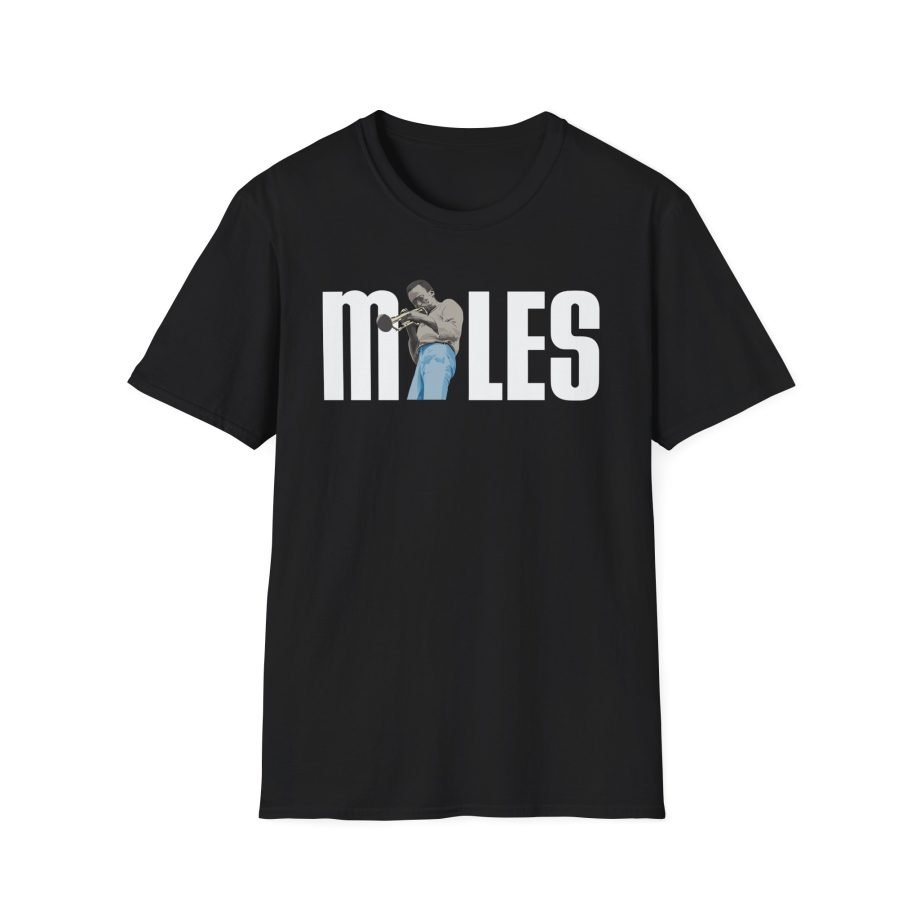 Miles Davis Playing Unisex Softstyle T-Shirt