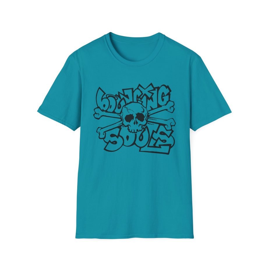 The Bouncing Souls Skull And Crossbones Unisex Softstyle T-Shirt
