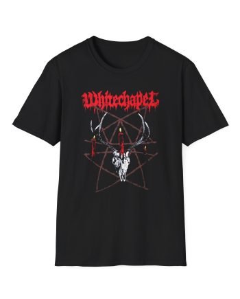 Whitechapel Pentagram Candle Unisex Softstyle T-Shirt